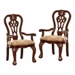 Bowery Hill Traditional Wood 9-Piece Dining Set in Brown Cherry