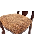 Bowery Hill Traditional Wood 9-Piece Dining Set in Brown Cherry