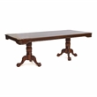 Bowery Hill Traditional Wood 9-Piece Dining Set in Brown Cherry