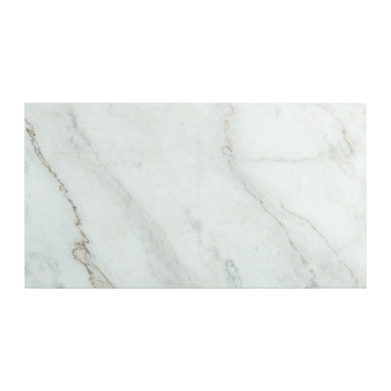 Bowery Hill 2-Piece Occasional Marble Table Set in White