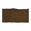 Bowery Hill Contemporary Wood Coffee Table in Oak and White