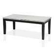Bowery Hill Wood 3-Piece Coffee Table Set in White Finish