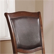 Bowery Hill Wood 7-Piece Dining Table Set in Brown Cherry