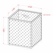Bowery Hill Green Side Table with Tempered Glass Top and Steel Mesh