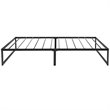 Bowery Hill 14 Inch Twin Black Metal Platform Bed Frame for Modern Spaces