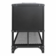 Bowery Hill Industrial Metal Multi-Functional TV Stand in Gray