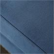 Bowery Hill Transitional Fabric Tufted Sofa with Nailhead Trim in Blue