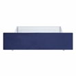 Bowery Hill Upholstered Queen Bed with 4-Drawer Storage in Navy