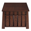 Bowery Hill Wood Coffee Table with Hidden Storage in Dark Oak