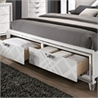 Bowery Hill 3-Piece California King Storage Bed Set in White Finish