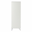 Bowery Hill Contemporary Solid Wood 5-Drawer Chest in White Finish