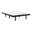 Bowery Hill Dual Motor Adjustable Full Bed Base in Black Metal