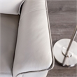 Bowery Hill 2-Piece Leather Reclining Sofa Set in Taupe