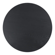 Bowery Hill Wood 5-Piece Round Dining Table Set in Black
