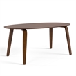 Bowery Hill 7-Piece Walnut Oval Dining Set with Upholstered Boucle Seats