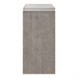 Bowery Hill 6-Drawer Solid Wood Dresser in Gray with Transitional Design