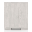 Bowery Hill Two-Tone Wood 2-Drawer Nightstand in Washed White