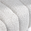 Bowery Hill Channel Tufted Boucle Accent Chair in Off White