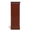 Bowery Hill 5-Drawer Chest with Nickel Handles in Cherry Finish