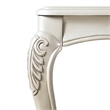Bowery Hill Wood End Table with Cabriole Legs in Gold Finish