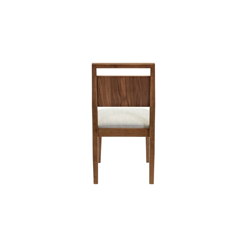 Bowery Hill Wood Dining Table with 8 Chairs in Walnut Finish