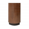 Bowery Hill Wood Dining Table with 8 Chairs in Walnut Finish