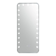 Bowery Hill Metal Bluetooth LED Standing Mirror in White