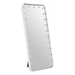 Bowery Hill Metal Bluetooth LED Standing Mirror in White