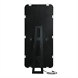 Bowery Hill Metal Bluetooth LED Lights Standing Mirror in White