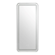 Bowery Hill Metal Bluetooth LED Lights Standing Mirror in White