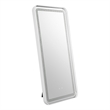 Bowery Hill Metal Bluetooth LED Lights Standing Mirror in White