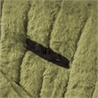 Bowery Hill Fabric Power Recliner Glider with Swivel Function in Olive Green