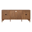 Bowery Hill Mid-Century Modern Wood TV Stand in Walnut with Storage