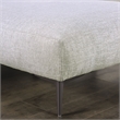 Bowery Hill Cotton-Linen Sectional with Right Chaise in Gray