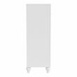 Bowery Hill Contemporary Solid Wood 5-Drawer Chest in White Finish