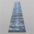 Bowery Hill 31.2 x 186 in Distressed Olefin Area Rug in Turquoise