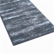 Bowery Hill 31.2 x 186 in Distressed Olefin Area Rug in Turquoise