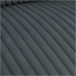 Bowery Hill Modular Fabric Chair with Pull-Out Function in Dark Gray