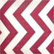 Bowery Hill Fabric Chevron Throw Pillows Set of 2 in Red Pattern