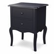 Bowery Hill Traditional Wood 2-Drawer Nightstand in Blue