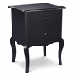 Bowery Hill Traditional Wood 2-Drawer Nightstand in Blue