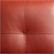 Bowery Hill Faux Leather L-shaped Sectional Sofa in Red