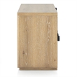Bowery Hill Solid Wood King 4-Piece Bedroom Set in Natural Finish