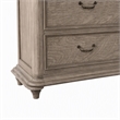 Bowery Hill Solid Wood 7-Drawer Dresser in Rustic Natural Tone Finish