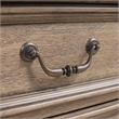 Bowery Hill Solid Wood 7-Drawer Dresser in Rustic Natural Tone Finish