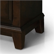 Bowery Hill Solid Wood 5-Drawer Chest in Brown Cherry Finish