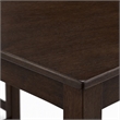 Bowery Hill 5-Piece Rubberwood Counter Height Dining Set in Espresso