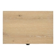 Bowery Hill Solid Wood Queen 3-Piece Bedroom Set in Natural Finish