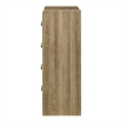 Bowery Hill 4-Drawer Chest in Dusty Oak Finish with Dovetail Detail
