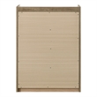 Bowery Hill 4-Drawer Chest in Dusty Oak Finish with Dovetail Detail